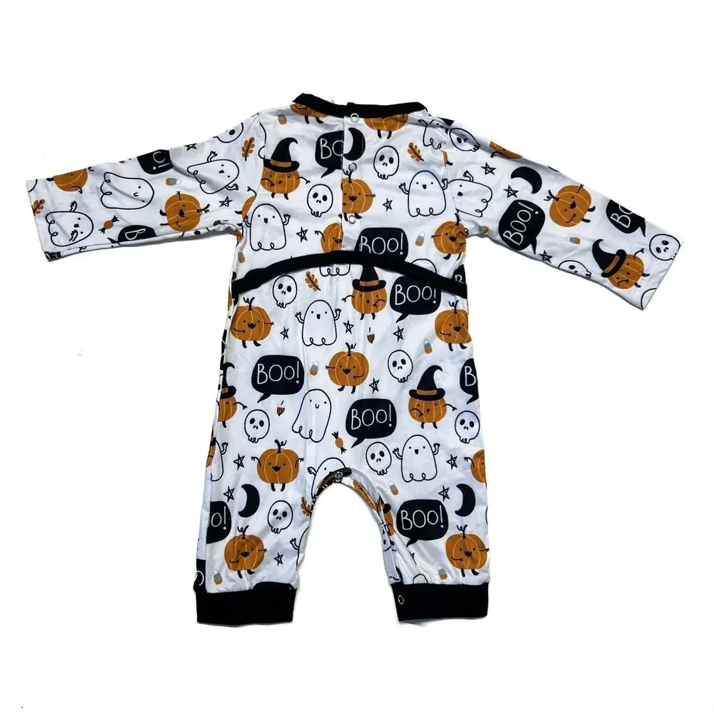 BABY HALLOWEEN THEMED ROMPER SIZE 6/12M